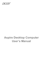 Acer Revo RN76 User Manual