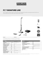 Karcher FC 7 Signature Line Product information