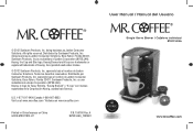 Mr. Coffee BVMC-KG6R-001 User Manual