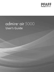 Pfaff admire air 5000 Manual
