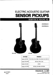 Yamaha FG411SCE Service Manual