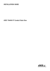 Axis Communications P3365-V T94H01P - Installation Guide