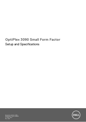 Dell OptiPlex 3090 Small Form Factor Setup and Specifications