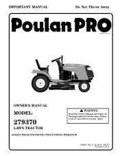 Poulan 954570680 User Manual