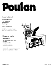 Poulan 96194000300 User Manual