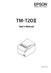 Epson TM-T20II Ethernet Plus Users Manual Hardware