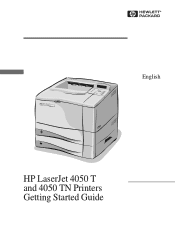 HP 4050n HP LaserJet 4050T and 4050TN Printers - Getting Started Guide