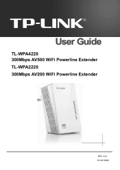 TP-Link TL-WPA4220T KIT TL-WPA4220 V1 User Guide