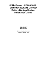 HP D7171A Battery Backup Module Installation Guide