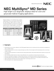 NEC MDG5-BNDN1 MD Series Diagnostic Brochure