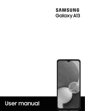 Samsung Galaxy A13 Cricket User Manual