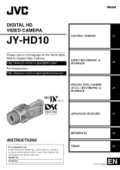 JVC HD10U JY-HD10U User Manual (92 pages, 5964KB)