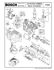 Bosch 11524 Parts List