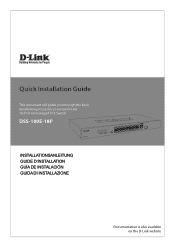 D-Link DSS-100E-9P Quick Install Guide 2