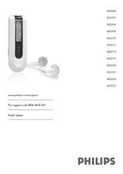 Philips SA2115 User manual