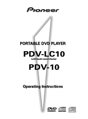 Pioneer PDV-LC10 Owner's Manual