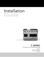 Viking VGR548 Installation Instructions