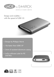Lacie Starck Mobile USB 3.0 Datasheet