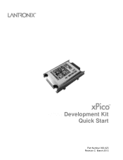 Lantronix xPico xPico - Development Kit Quick Start