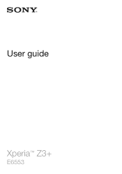 Sony Ericsson Xperia Z3 User Guide