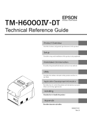 Epson TM-H6000IV-DT Technical Reference Guide
