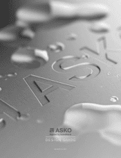 Asko DFI675XXL ASKO Design Guide