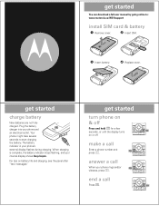 Motorola W510 Getting Started Guide