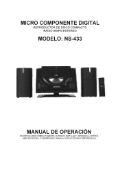 Naxa NS-433 NS-433 Spanish Manual