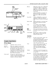 Epson ActionPC 5500 Product Information Guide