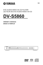 Yamaha S5860 Owners Manual