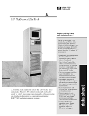 HP D7171A HP Netserver LXr Pro8 Datasheet