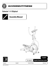 Schwinn A40 Elliptical Assembly Manual