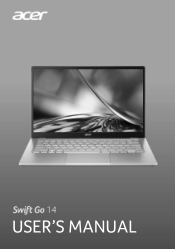 Acer Swift Go 14 AMD User Manual