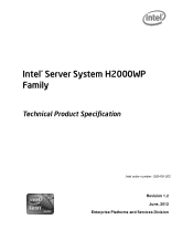 Intel S2600WP Technical Product Specification