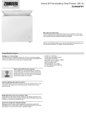 Zanussi ZCAN20FW1 Specification Sheet