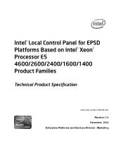 Intel R1000GZ Technical Product Specification