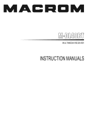 Macrom M-DL40BT User Manual (English)