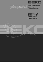 Beko CXF5104 User Manual