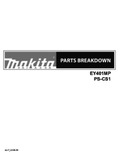 Makita EY401MP Parts Breakdown