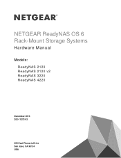 Netgear RN422X62E Rackmount Hardware Manual