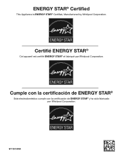 Whirlpool WED8120H Energy Star Certification