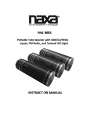 Naxa NAS-3055 NAS-3055 English Manual