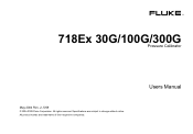 Fluke 718EX-100 Product Manual