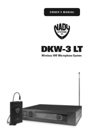Nady DKW-3 LT Manual