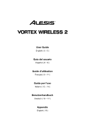 Alesis Vortex Wireless 2 Vortex Wireless 2 - User Guide
