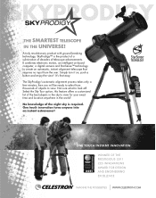 Celestron SkyProdigy 70 Computerized Telescope SkyProdigy Info Sheet