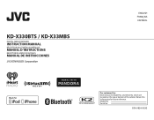 JVC KD-X33MBS Instruction Manual