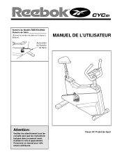 Reebok Cyc 2i Bike French Manual