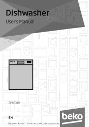 Beko DIN15X10 User Manual