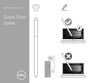 Dell Chromebook 5190 2-in-1 EMR Active Pen Quick Start Guide
